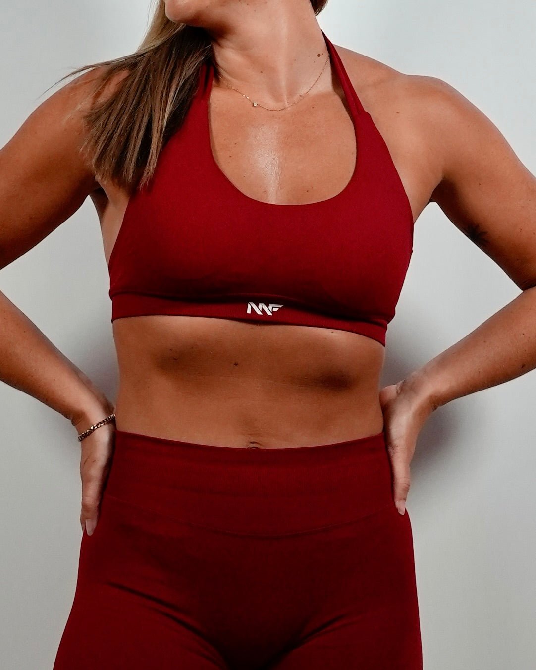 Essentials Halter - Deep Red