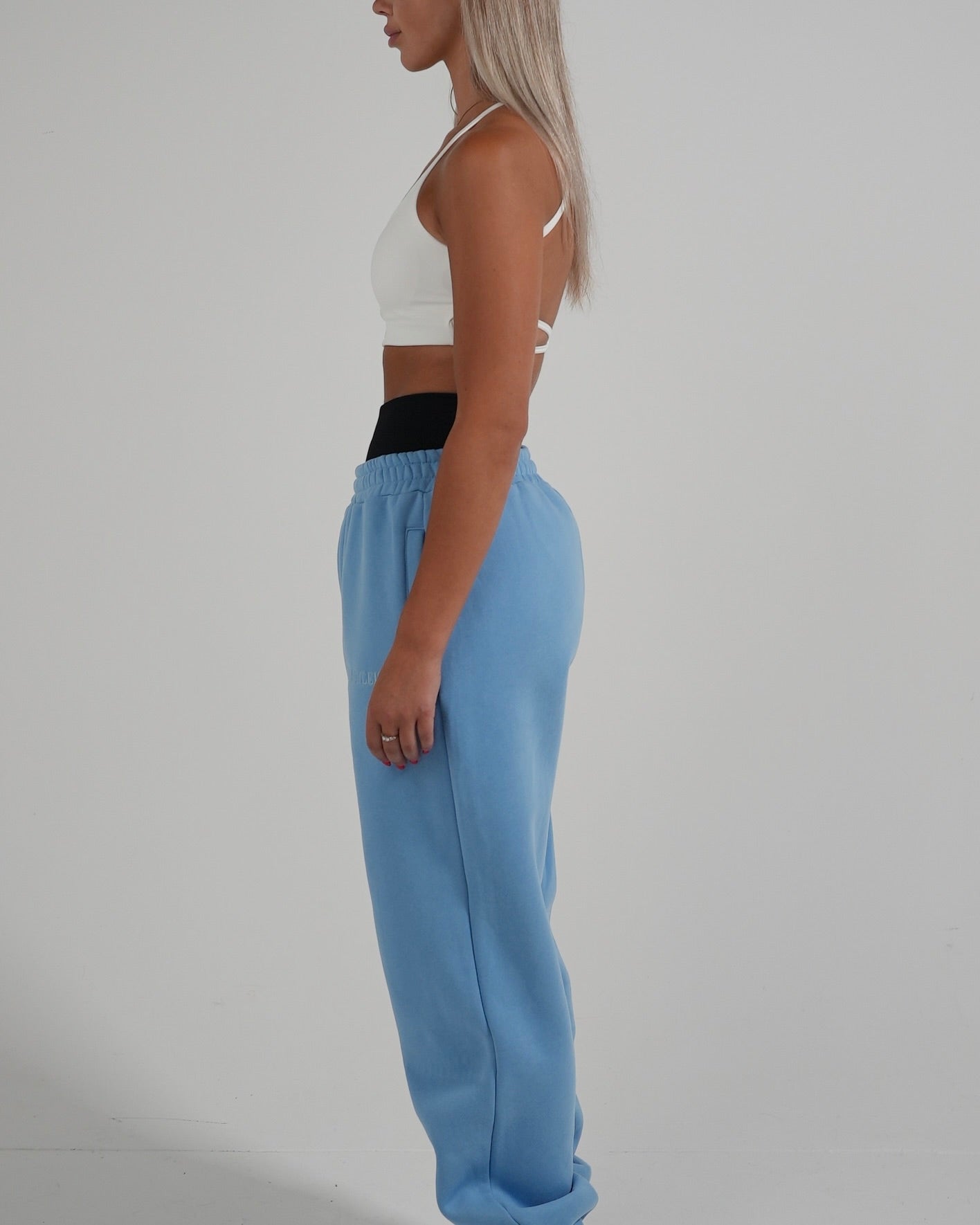 Lounge Track Pants - Cloud Blue