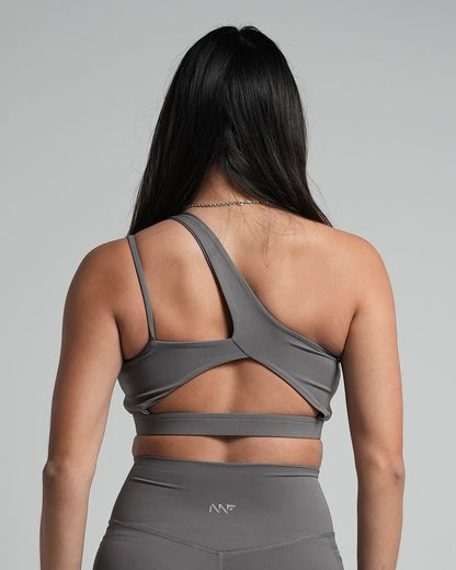 Flex Compression Sports Bra - Steel Gray