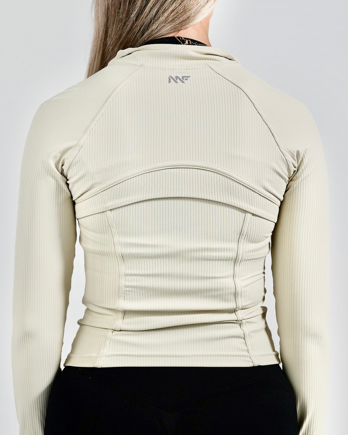 Form Ribbed Jacket - Cream