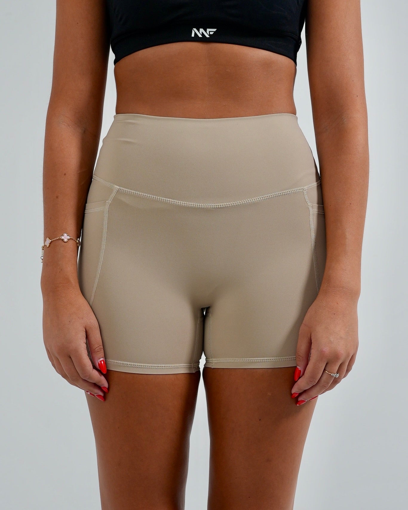 Flex Performance Shorts - Sandstone Beige