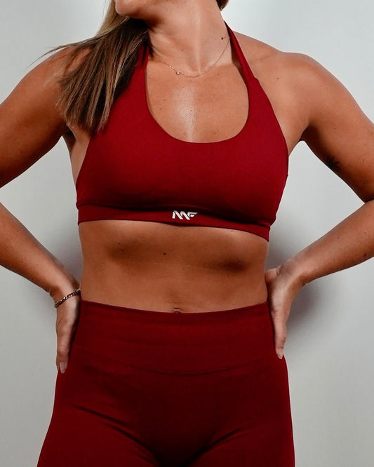 Essentials Halter - Deep Red