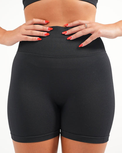 Sculpt Scrunch Bum Shorts - Black